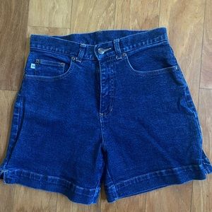 High Sierra Dark Wash Denim Mom Shorts